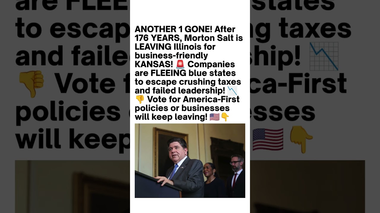 Morton Salt Leaves Illinois? Business Move Sparks Debate 🇺🇸