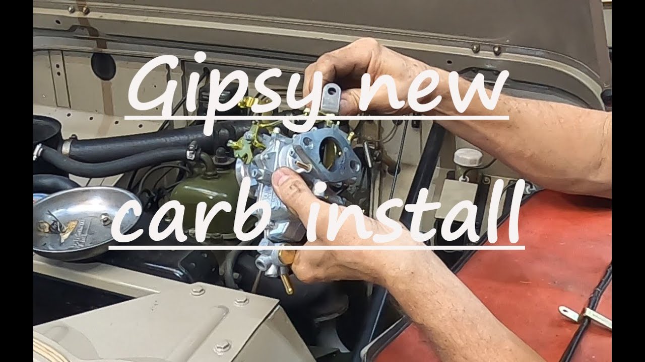 Weber 34ICH carburetor installation on Austin Gipsy G2M10.