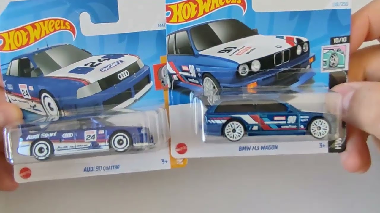 Batalla Épica: BMW M3 Wagon vs Audi 90 Quattro - Hot Wheels Legends