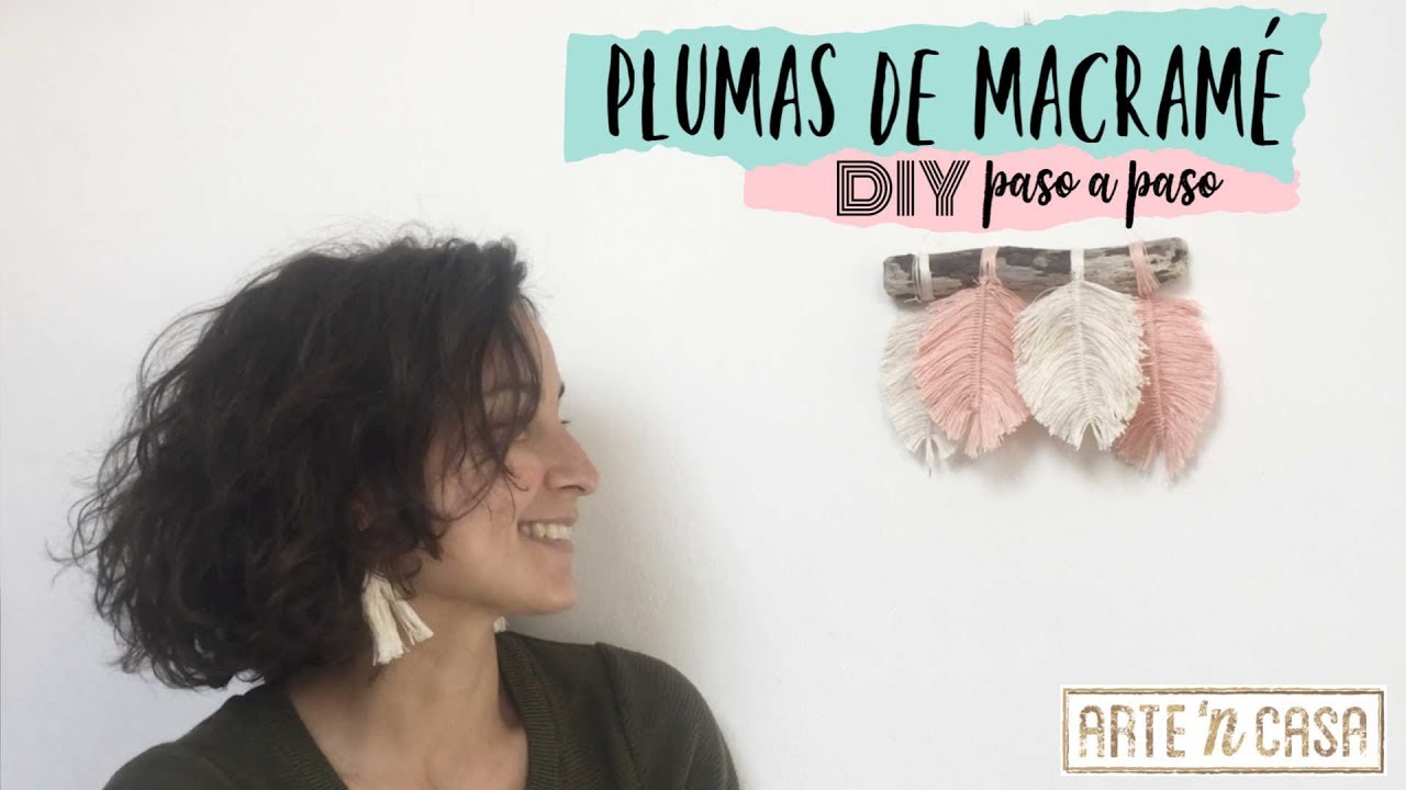 DIY Plumas de macramé paso a paso