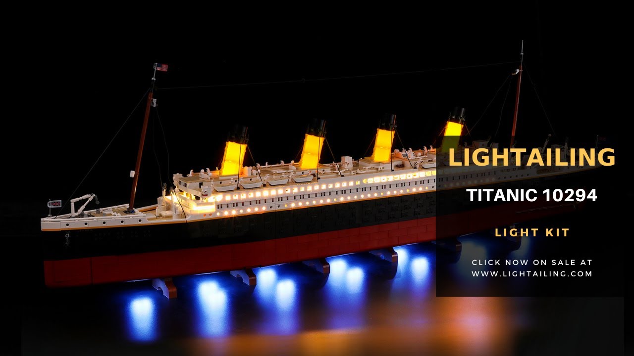 BriksMax Light Kit For Lego Titanic 10294