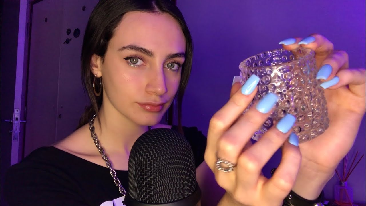 ASMR en Vidrio  -Tapping, Scratching & Visual