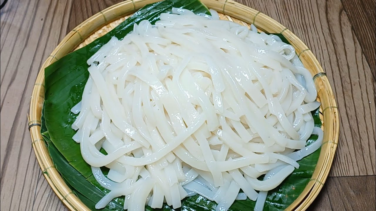 cách làm Sợi Bánh Canh Bột Gạo- Bánh Canh Bột Xắt mềm dai ngon không bở với mẹo đơn giản
