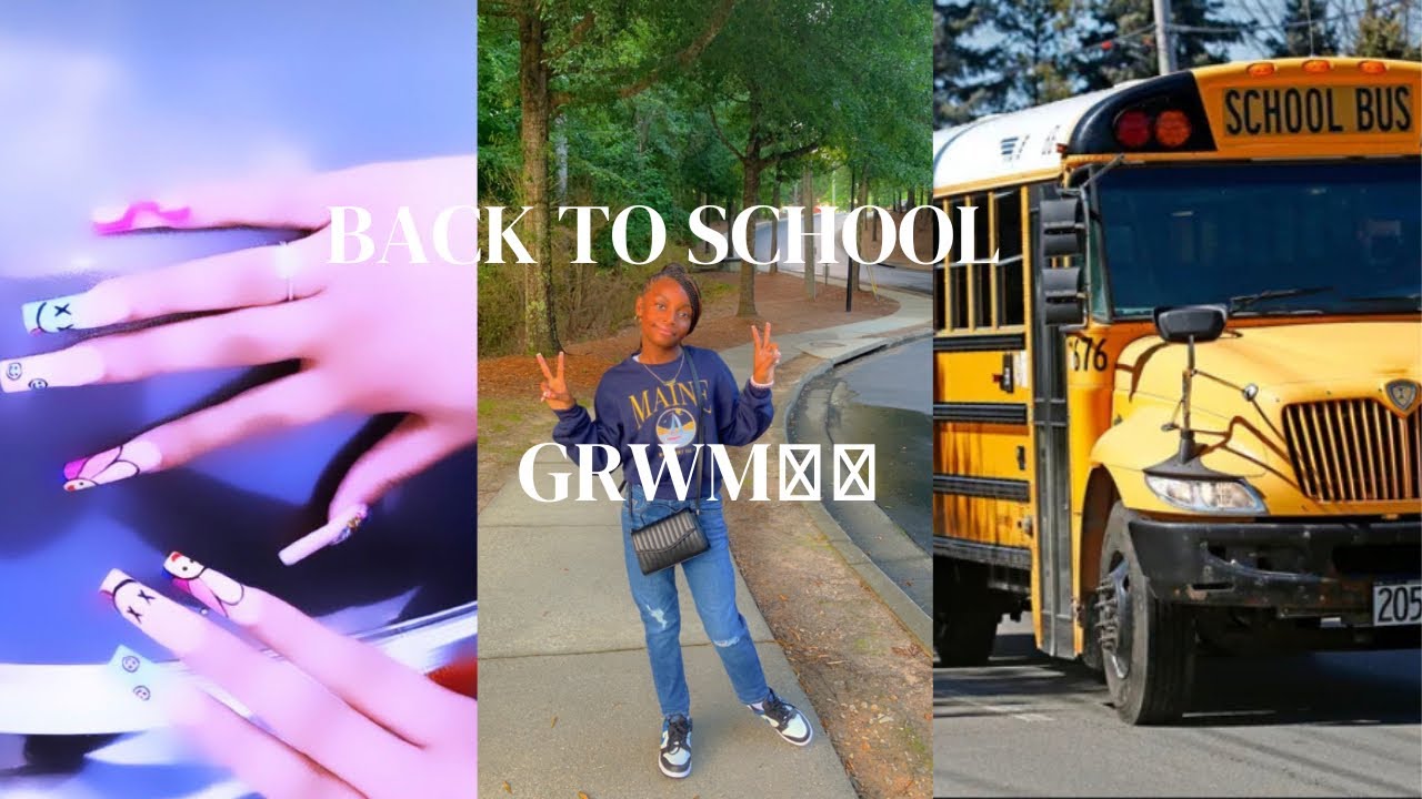 GRWM For BACK TO SCHOOL 6TH GRADE 😝💗 I WAS SCARED 😱