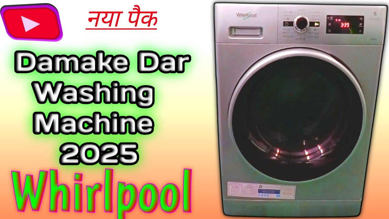 Review New Washing Machine Whirlpool | New Whirlpool Washing Machine Test | Unboxing Whirlpool