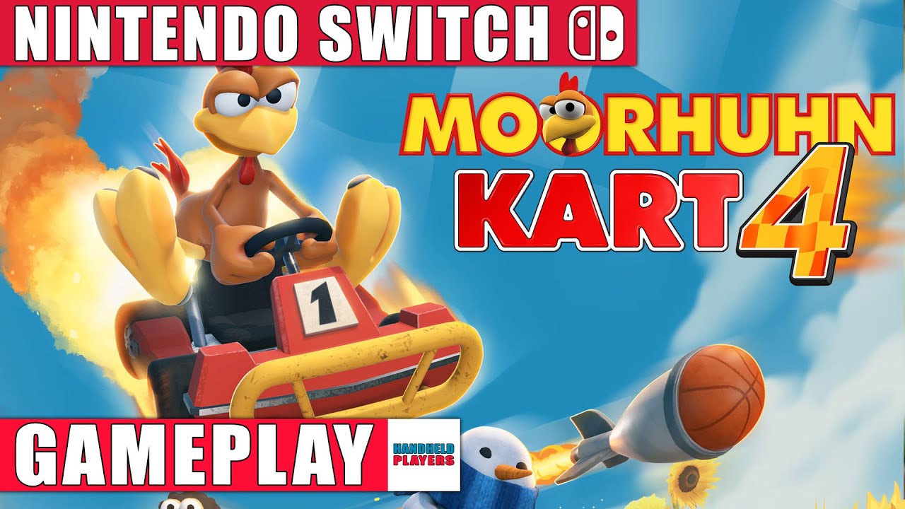 Moorhuhn Kart 4 Nintendo Switch Gameplay