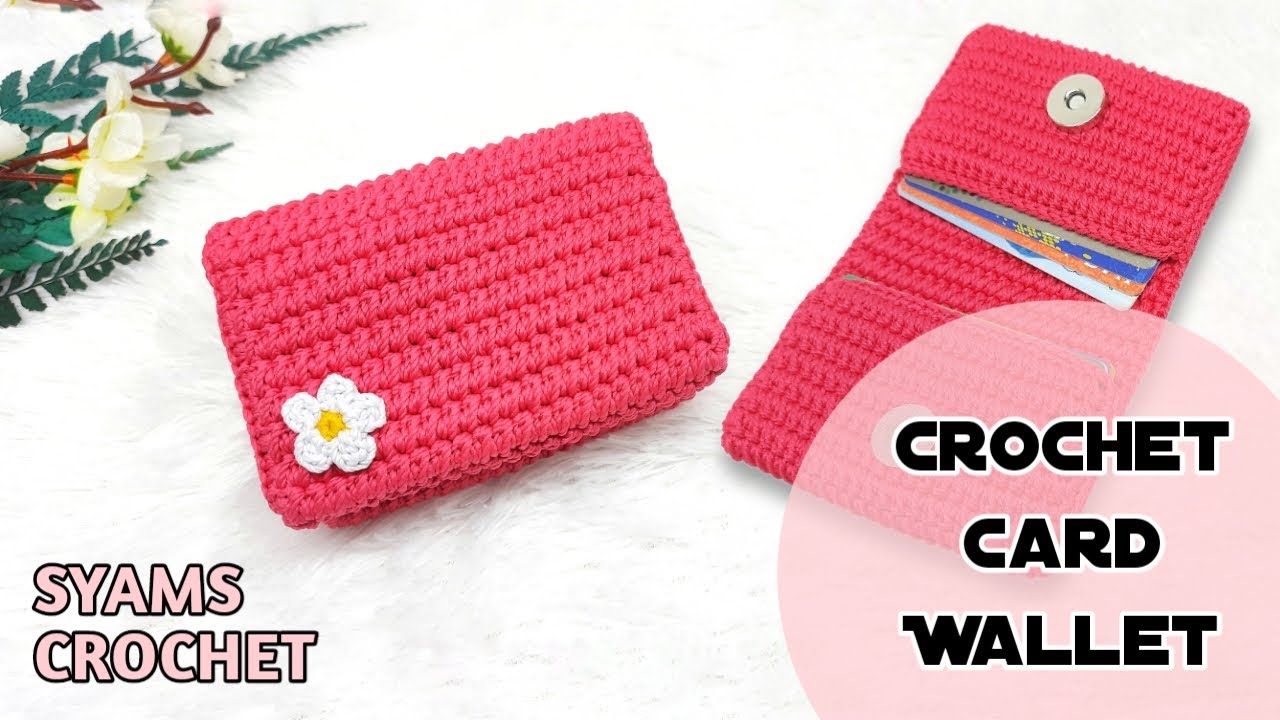 Easy and Simple Crochet Card Wallet | Step by Step for Beginner