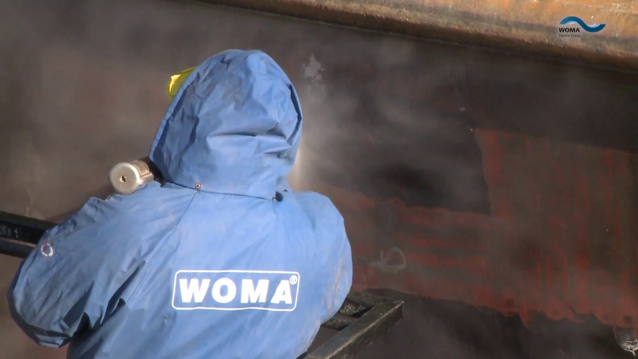 Applications of WOMA High Pressure Water Jetting System in Maritime Industry