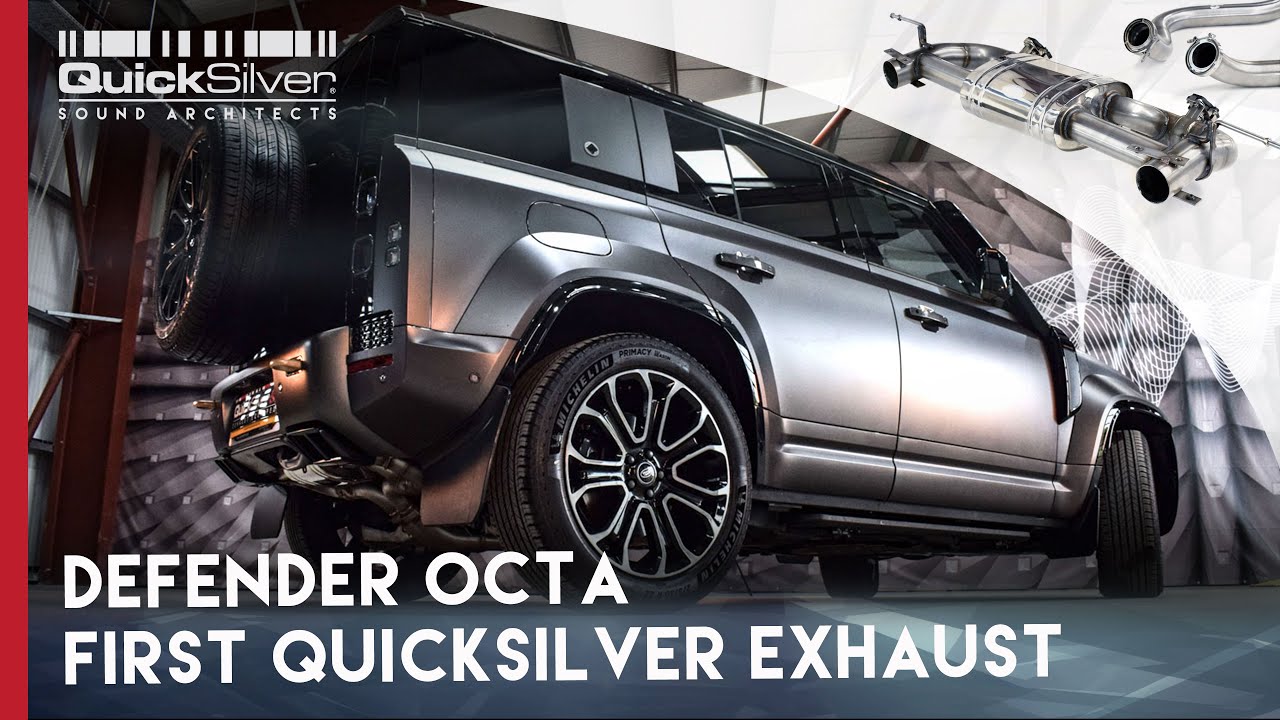 Defender Octa First Look/Sound with QuickSilver Sound Architect&trade; Exhaust #Octa #landroverdefender