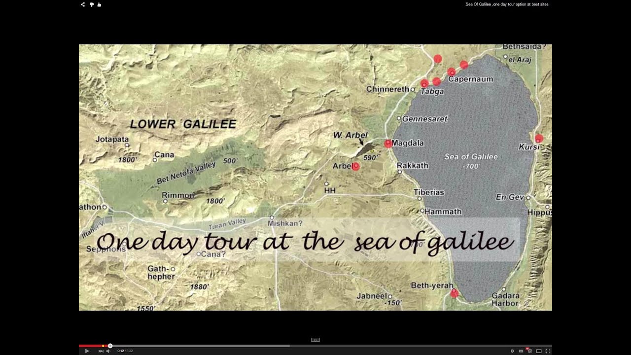 Best sites at the Sea Of Galilee in one day tour at Israel