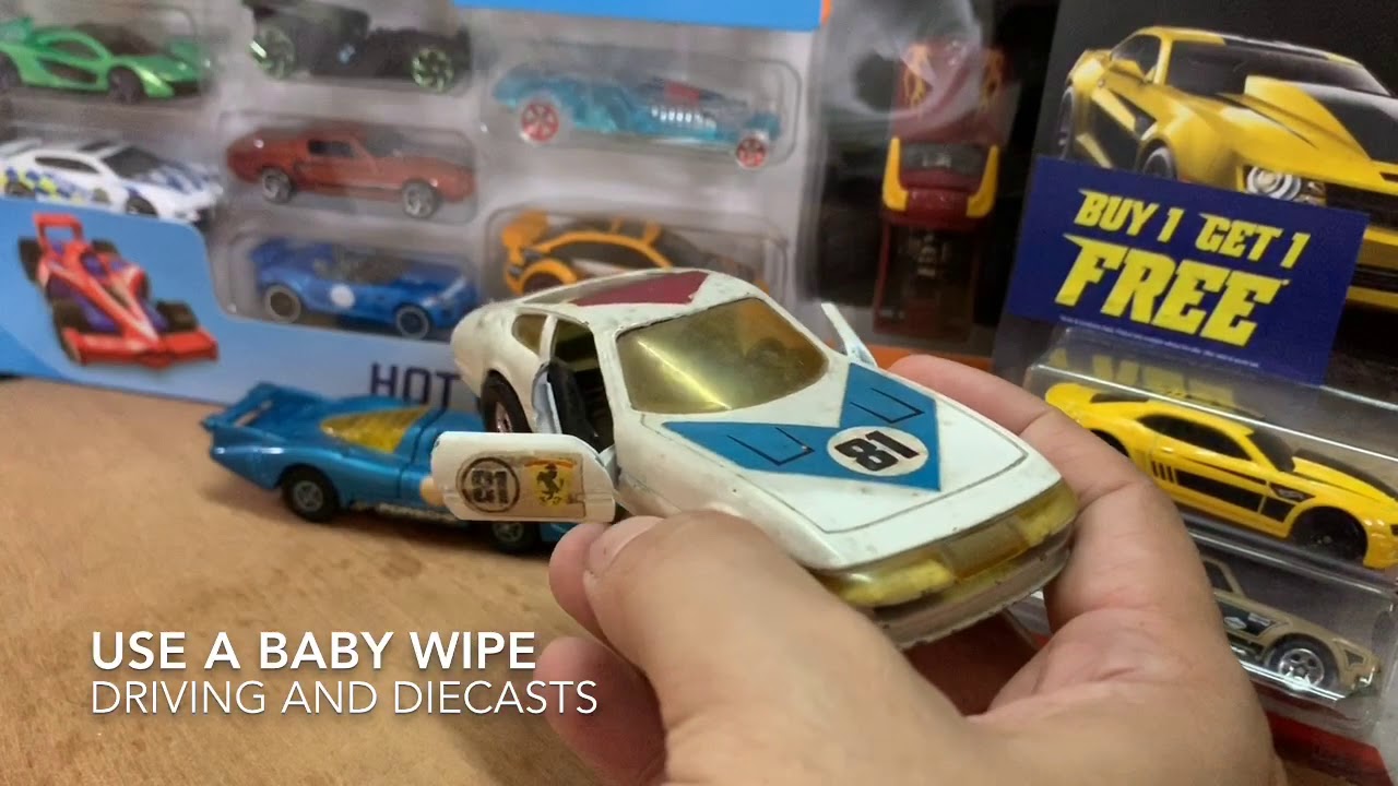 How to clean diecast cars, Corgi Toys, Matchbox, Hot Wheels