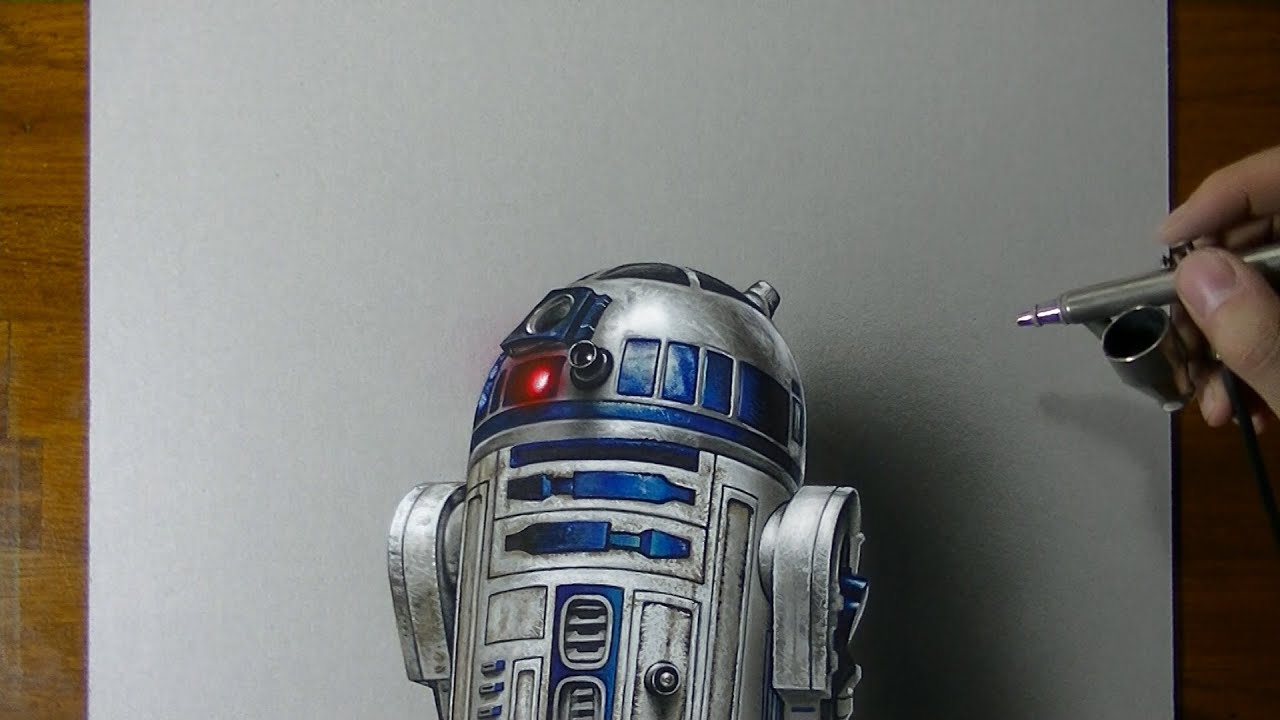 R2-D2 | Star Wars | Drawing #2 + funny ending
