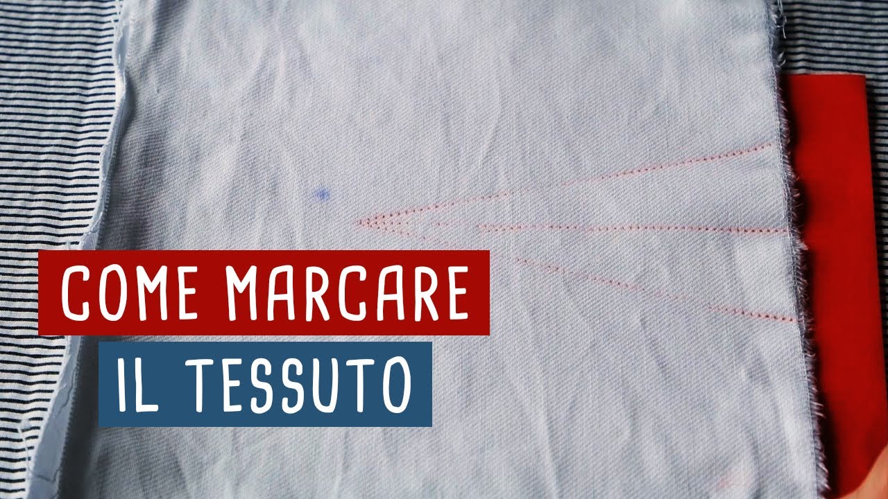 Come segnare il tessuto - Carta copiativa, Gesso, Punti Lenti
