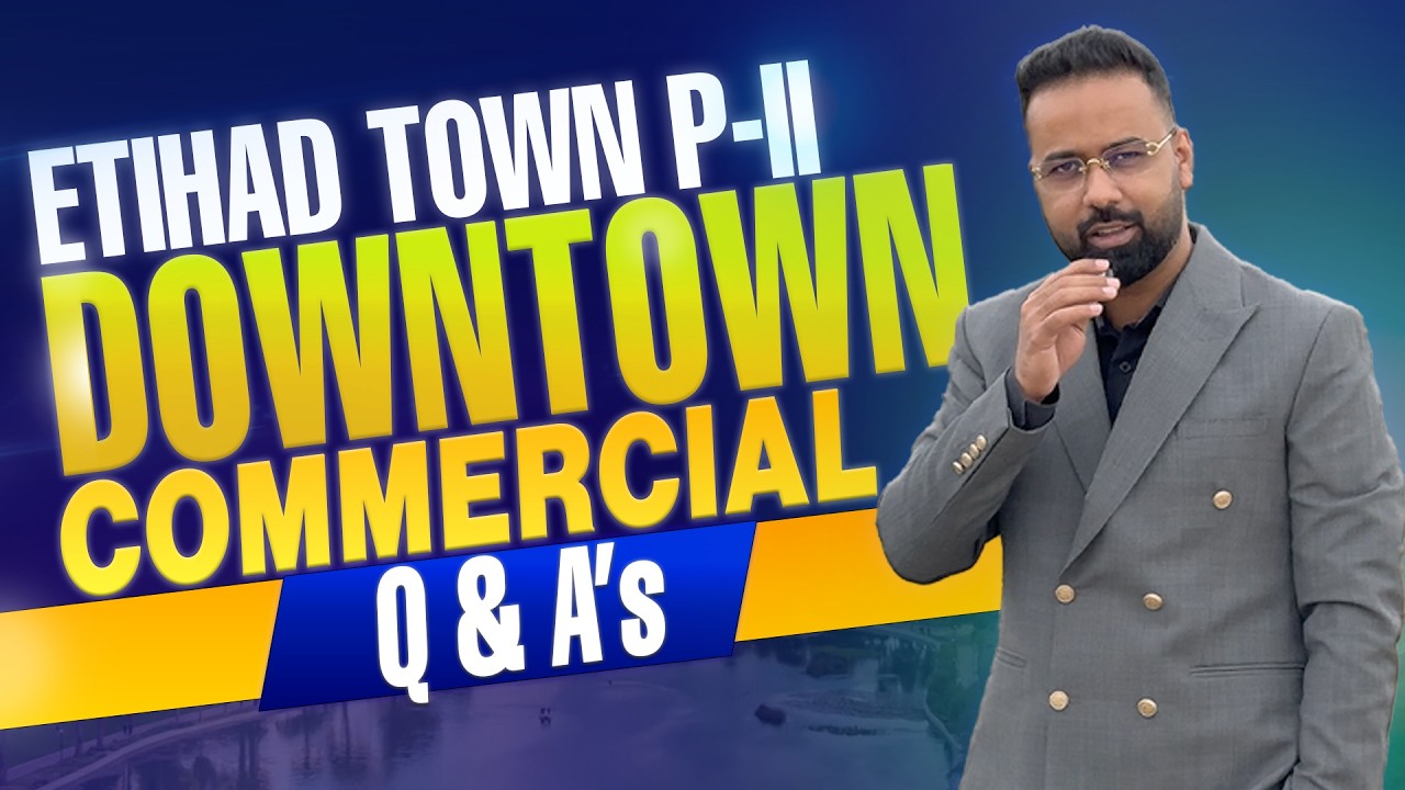 Вторая фаза проекта Etihad Town, коммерческая зона в центре города, улица Pine Avenue, обновление...