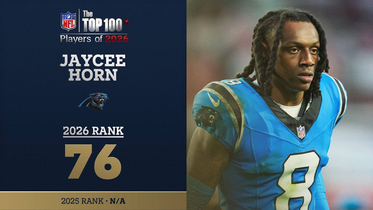 76: Jayce Horn (CB, Panthers) | Top 100 Players of 2026