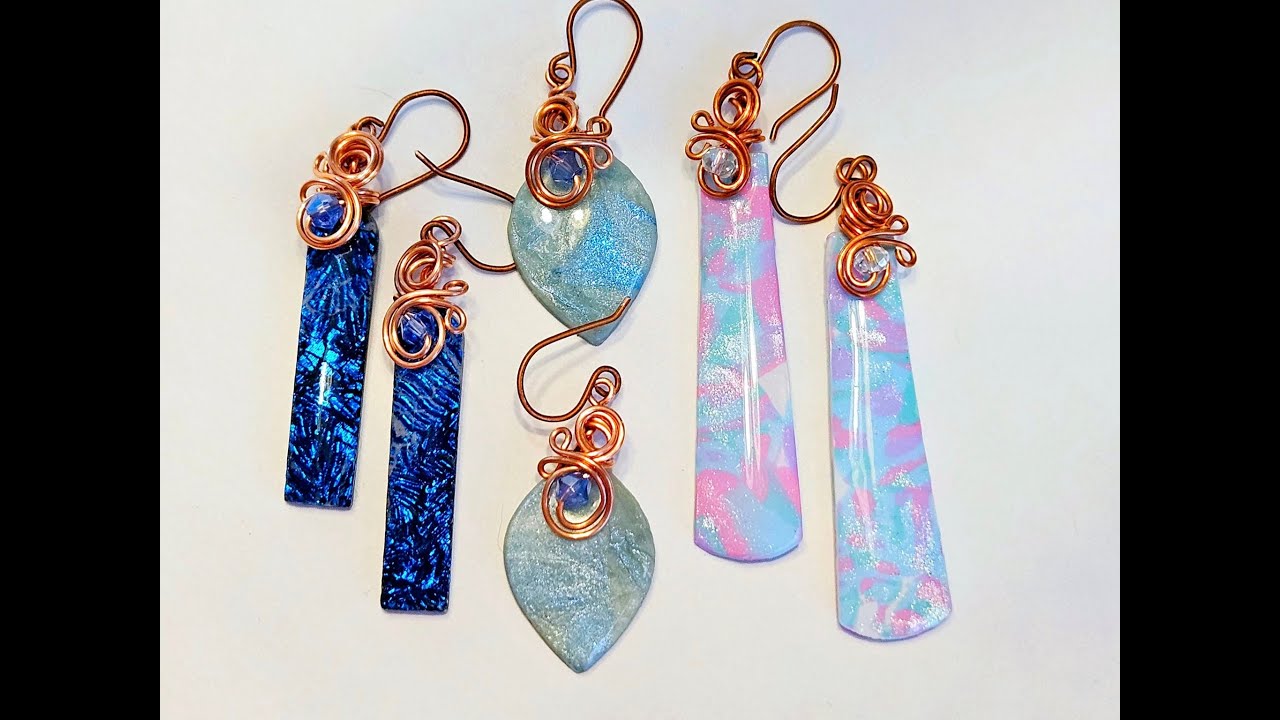 Finger Swirl Topped Earrings - Cheryl St. Pierre