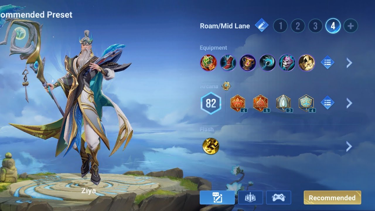 Hok Ziya gameplay (roamer)(support build)