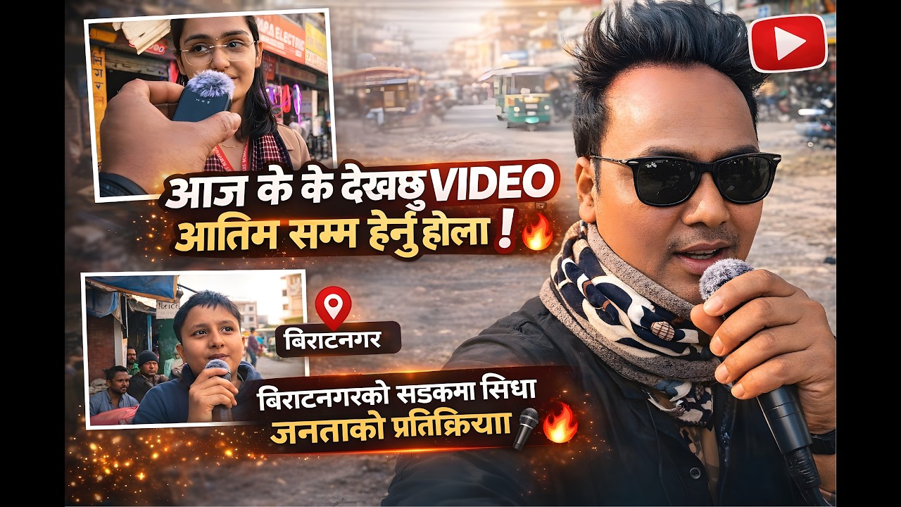 बिराटनगरको सडकमा-बालबालिकादेखि सबैको बोल्ने स्टाइल 😍**आज के के देखौछु VIDEOअन्तिम सम्म हेर्नु होला ❗