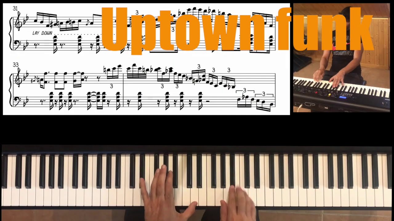 Uptown funk transcription - As played by Jamie Cullum. Transcribed by Raul Gama