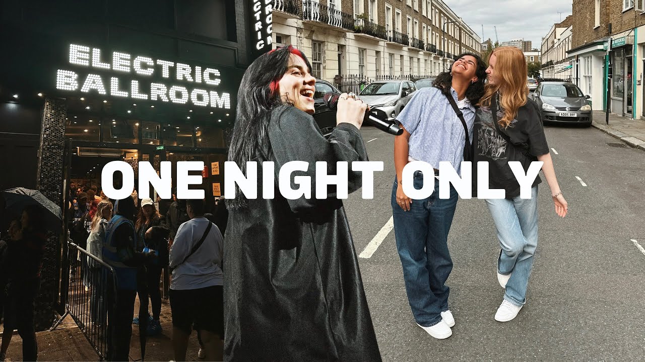 Come to the Billie Eilish One Night Only show with me | london vlog