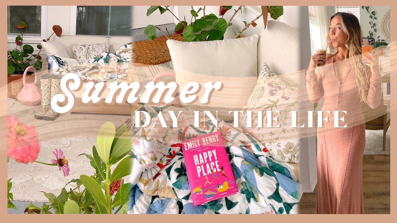 DAY IN THE LIFE | rainy summer storms, making candles, & car accessory haul!