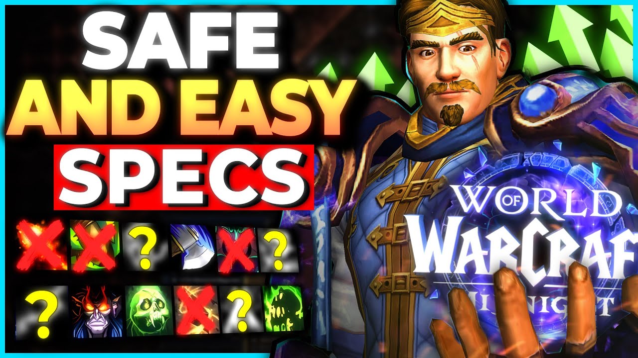 Самые безопасные и простые специализации для основной игры в WoW Midnight!