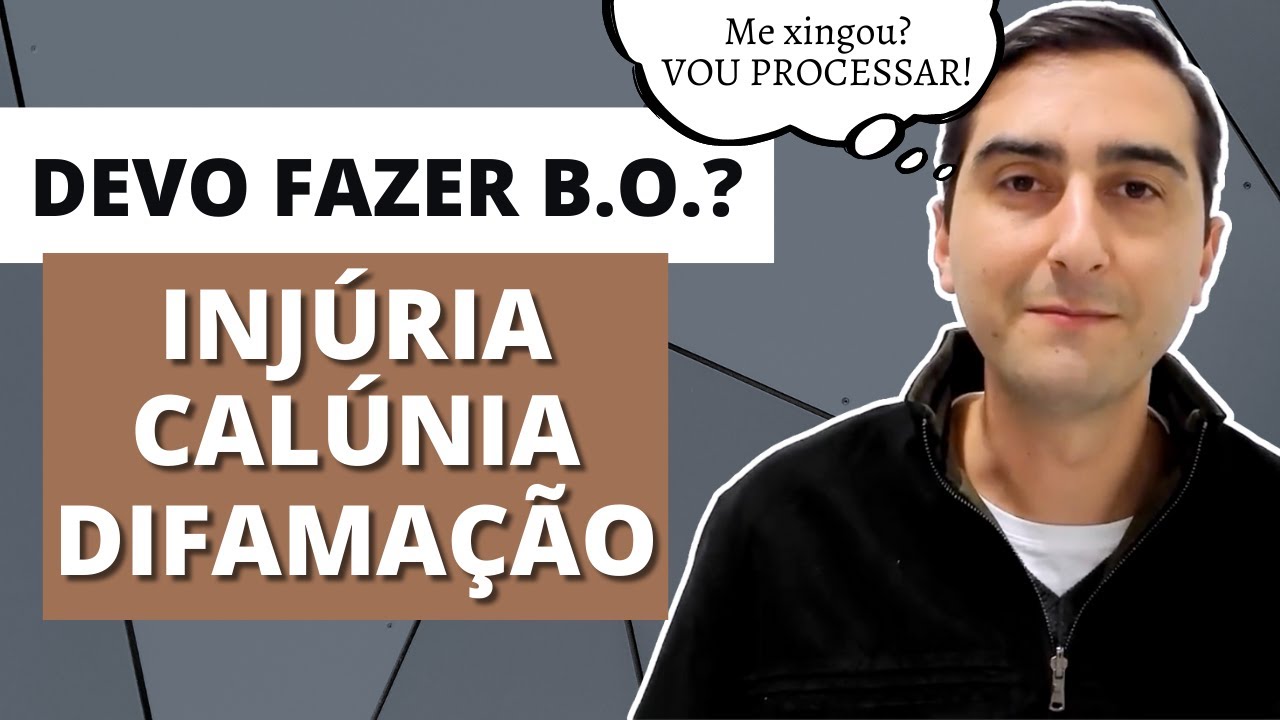 Vale a pena fazer um BO de Calúnia? Entenda o que acontece | Crimes contra a Honra | Fernando Maturi