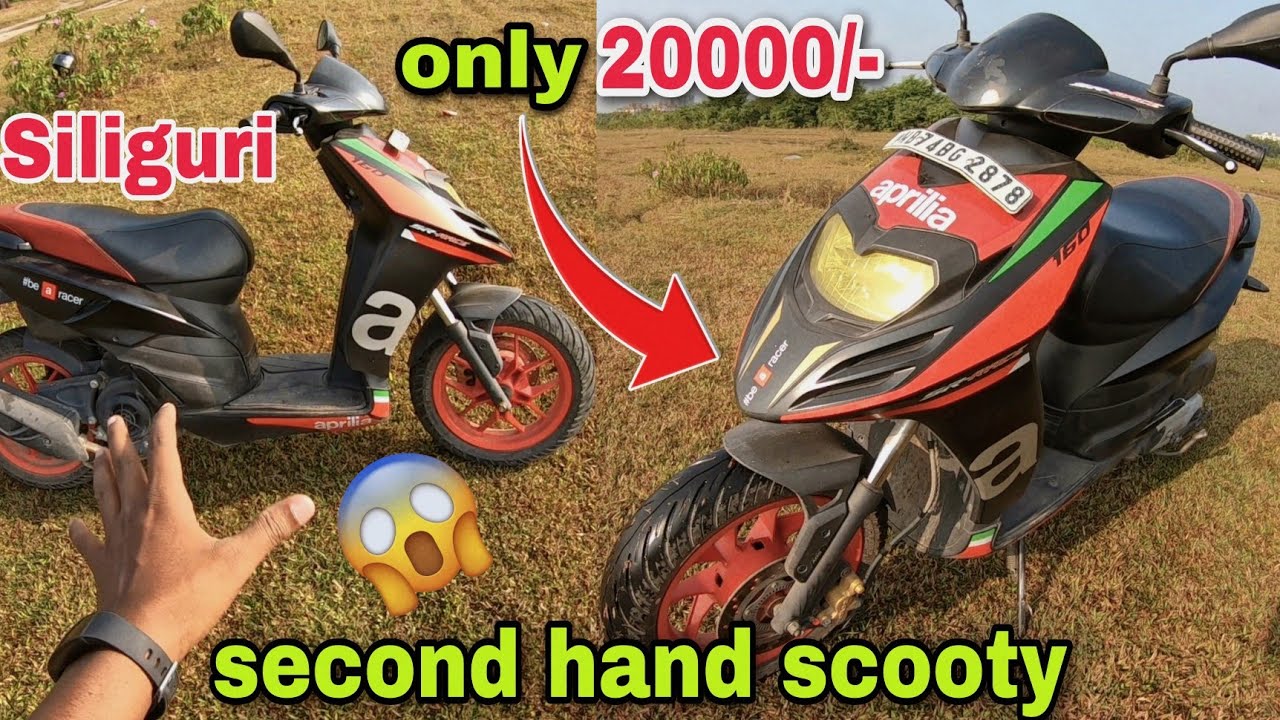second hand scooty only 20000 in Siliguri Aprilia sr160 🔥