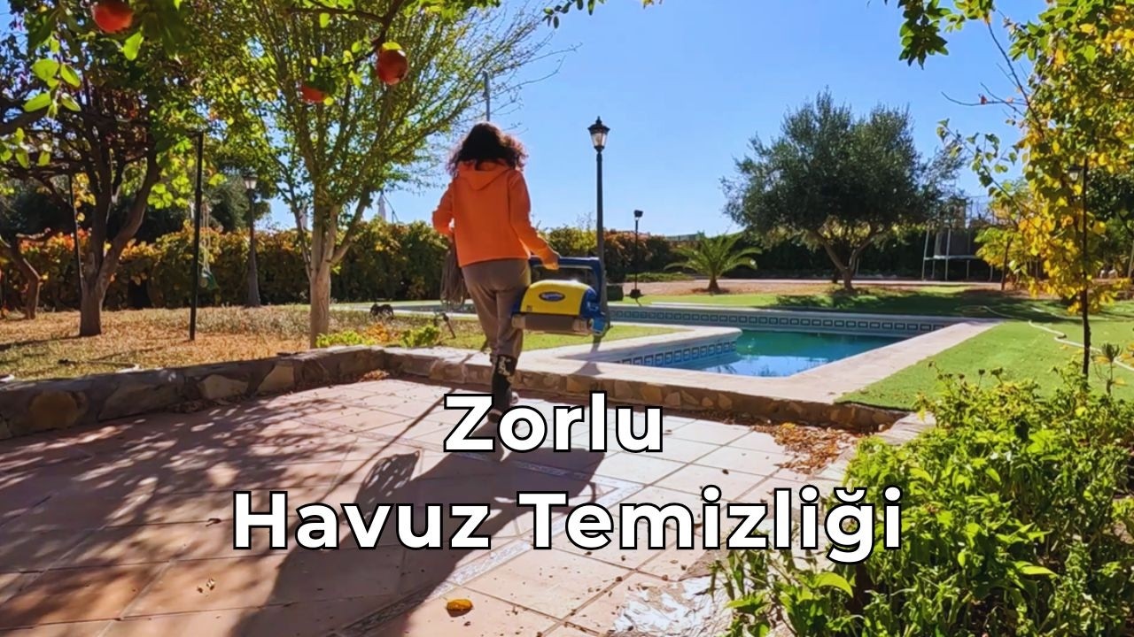 Köy Evinde İlk Havuz Temizliği | Sonbaharda Havuz Bakımı
