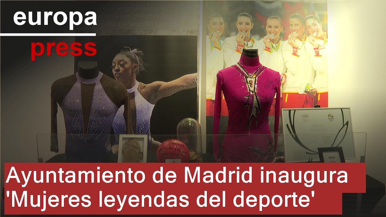 El Ayuntamiento de Madrid inaugura 'Mujeres leyendas del deporte' con piezas de referentes