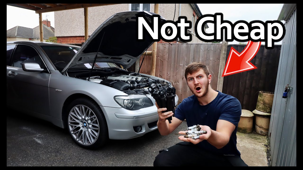 ЗАМЕНА СВЕЧИ ЗАЖИГАНИЯ И КАТУШКИ ЗАЖИГАНИЯ BMW V12!