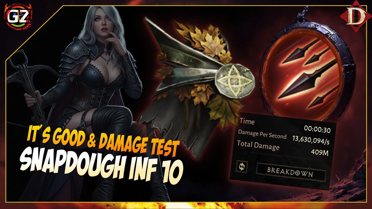 Snapdough - Inferno 10 | It's Good & Damage Test | Diablo Immortal