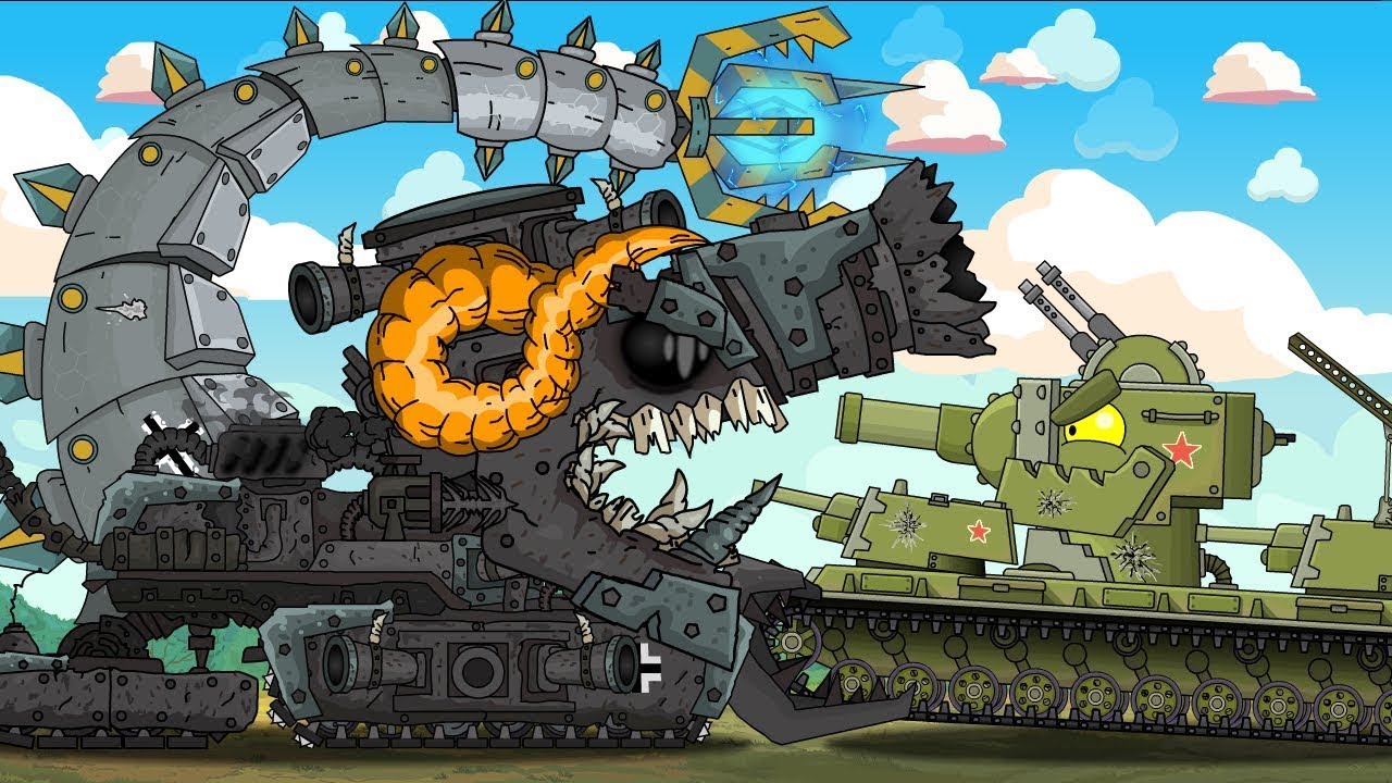 Trash Monster - I'LL GOBBLE UP KV-6!!! - Cartoons about tanks