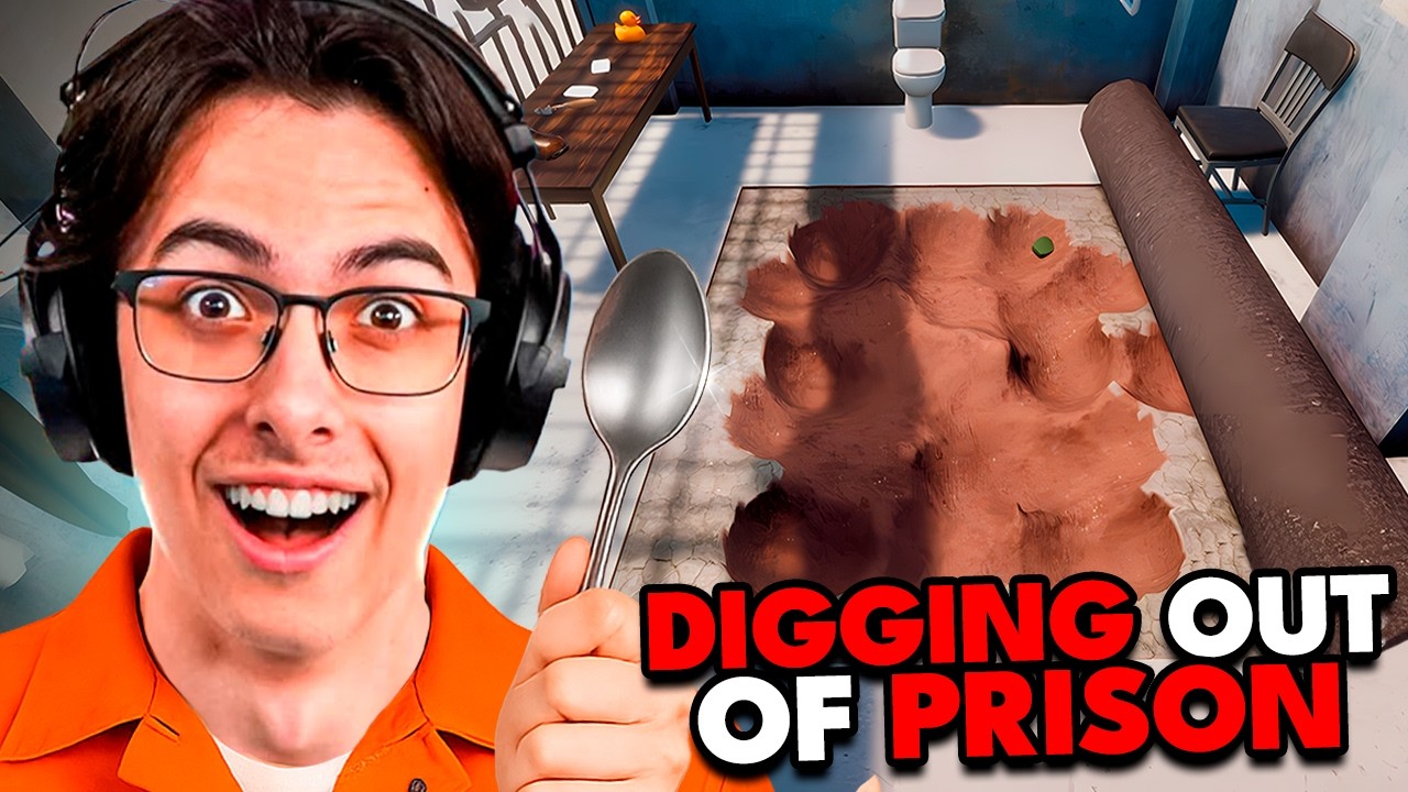 I'M DIGGING MY WAY OUT OF PRISON... (Prison Escape Simulator)