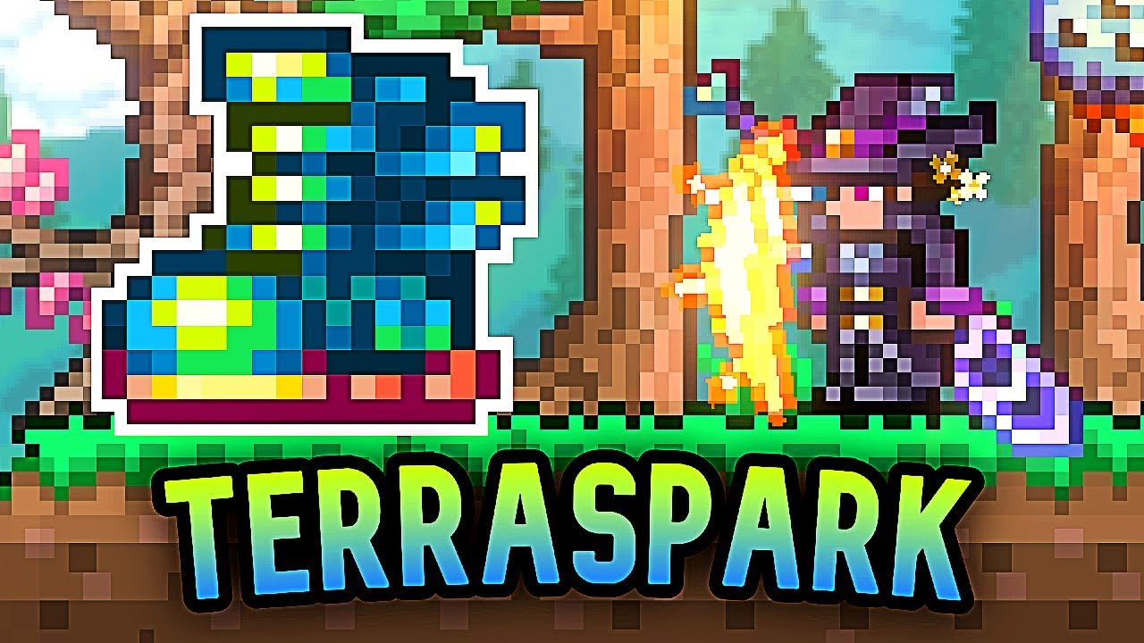 La Guía Mas Divertida ✨ De Como Conseguir LAS BOTAS TERRASPARK o TERRACHISPAS En 🌳 Terraria ✅