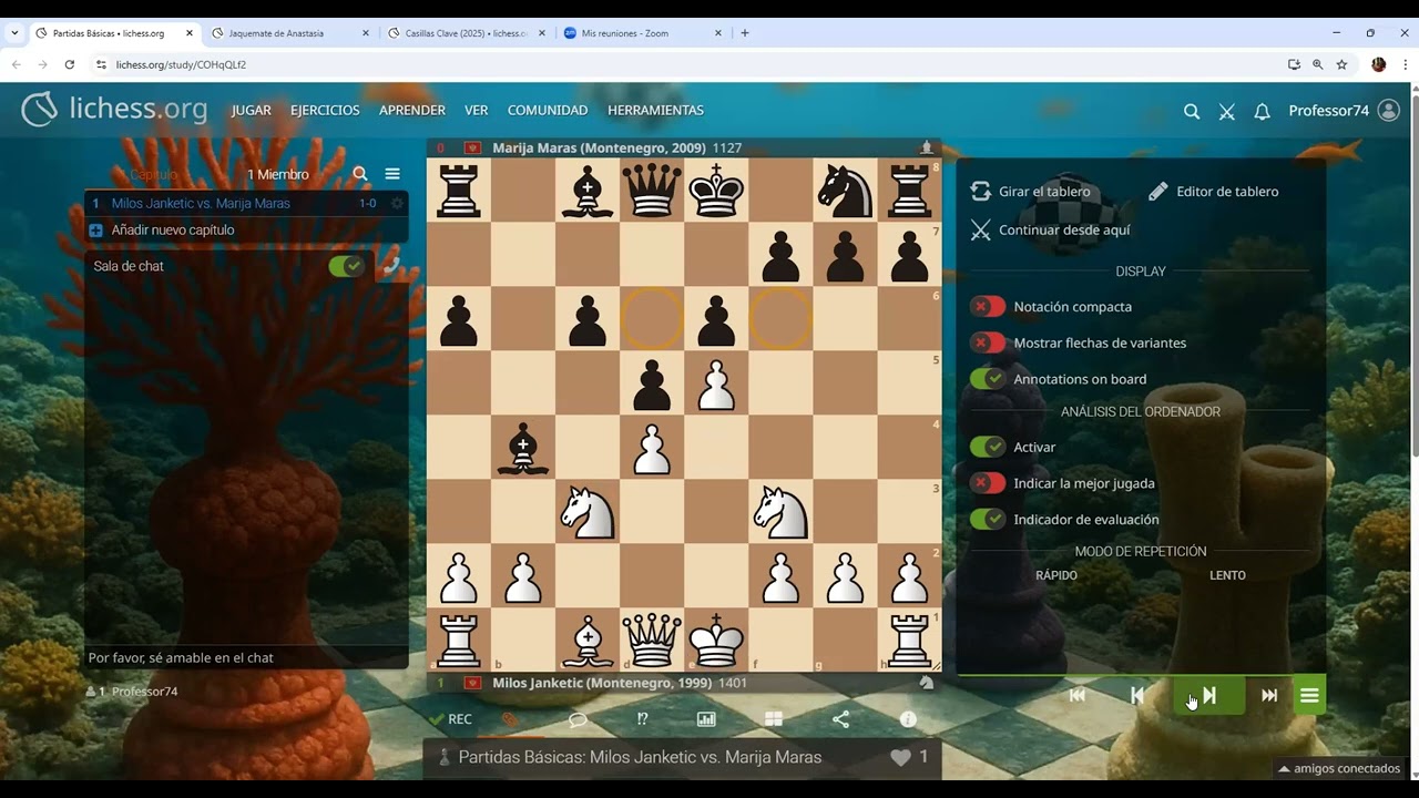 Una Partida Modelo para Principiantes (4.5.2025)