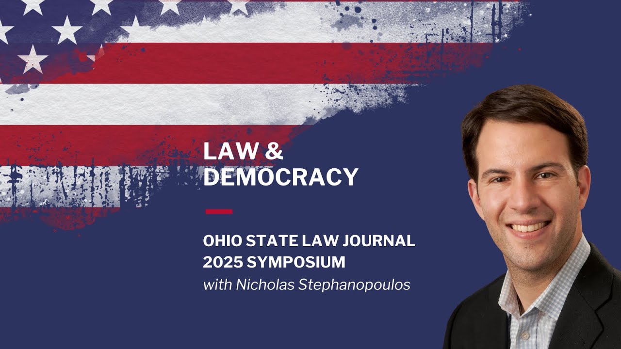 The Alignment Theory of Election Law: An Interview with Nick Stephanopoulos  | S1 E15