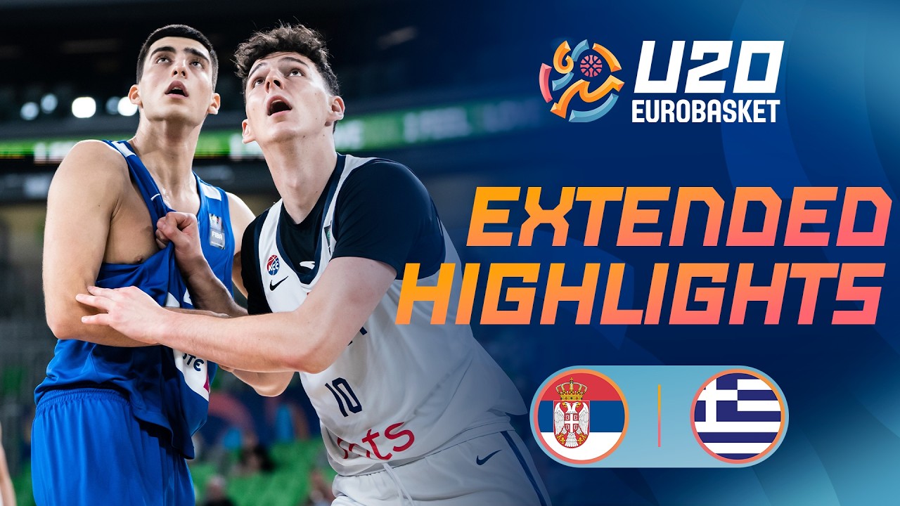 Quarter-Finals: Serbia 🇷🇸 vs Greece 🇬🇷 | Extended Highlights | FIBA U20 EuroBasket 2026