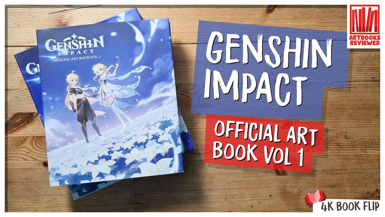 Genshin Impact Official Art Book Volume 1 #genshinimpact #artbook #artwork