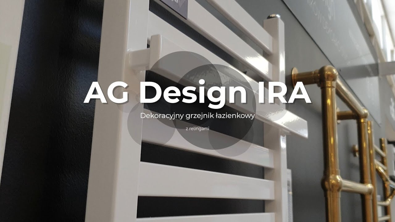 Grzejnik łazienkowy dekoracyjny AG Design IRA