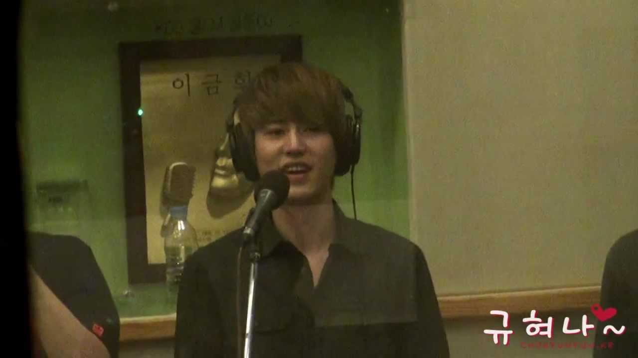 110812 SJ Kiss The Radio-I Yah_kyuhyun
