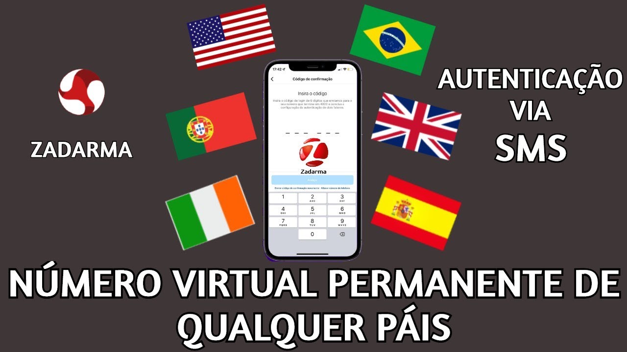 Como Ter Um N&uacute;mero De Outro Pa&iacute;s Sem Um Chip - N&uacute;mero Virtual Com SMS