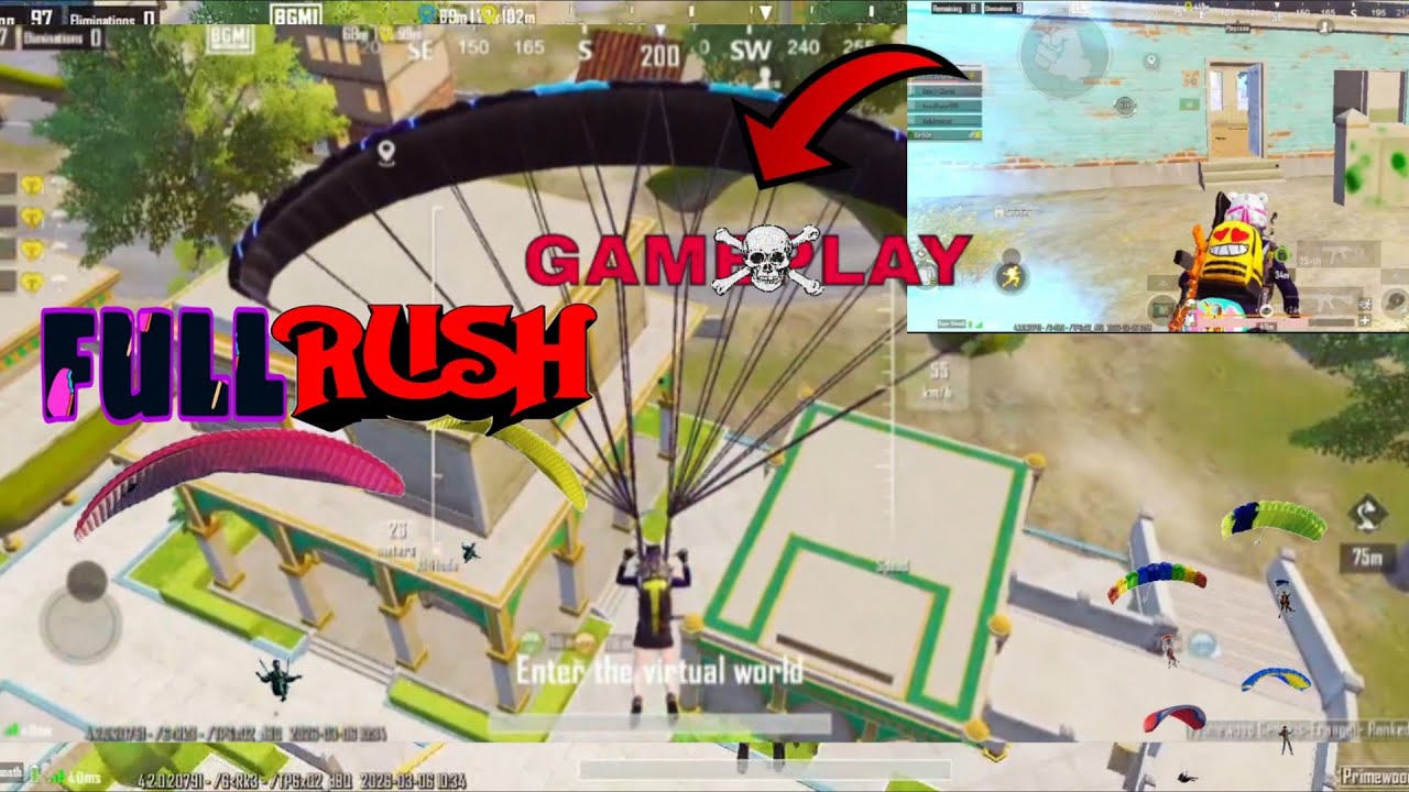 Full Rush Gamplay || BGMI 
