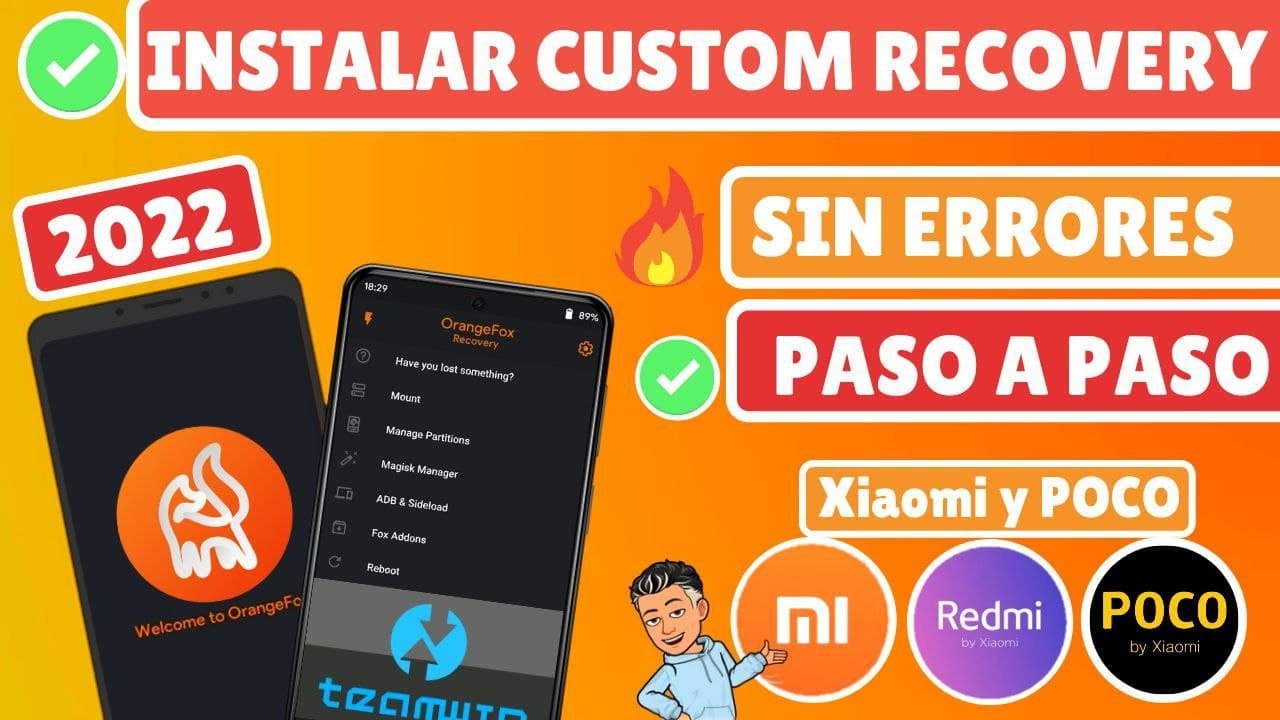 🤯XIAOMI COMO INSTALAR RECOVERY ORANGE FOX O TWRP ACTUALIZADO 2022🔥