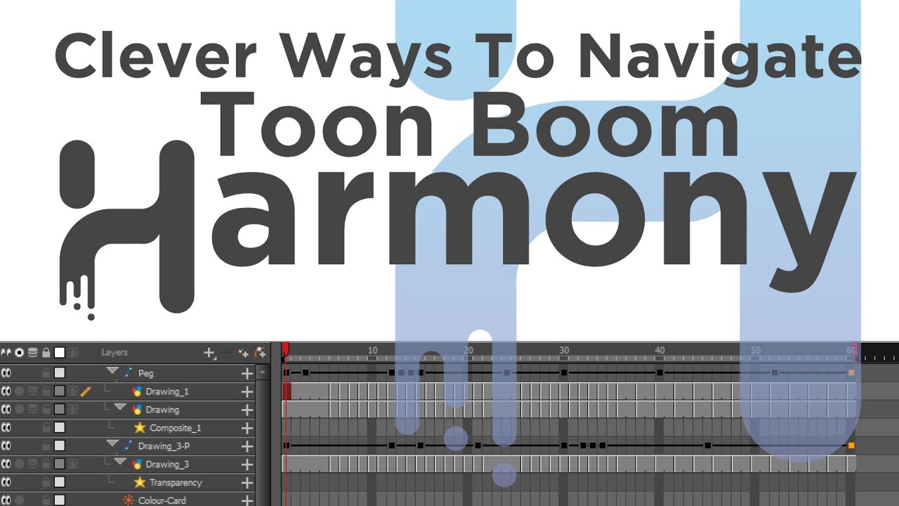 Clever Ways to Navigate a Toon Boom Harmony File | Harmony Common Problems