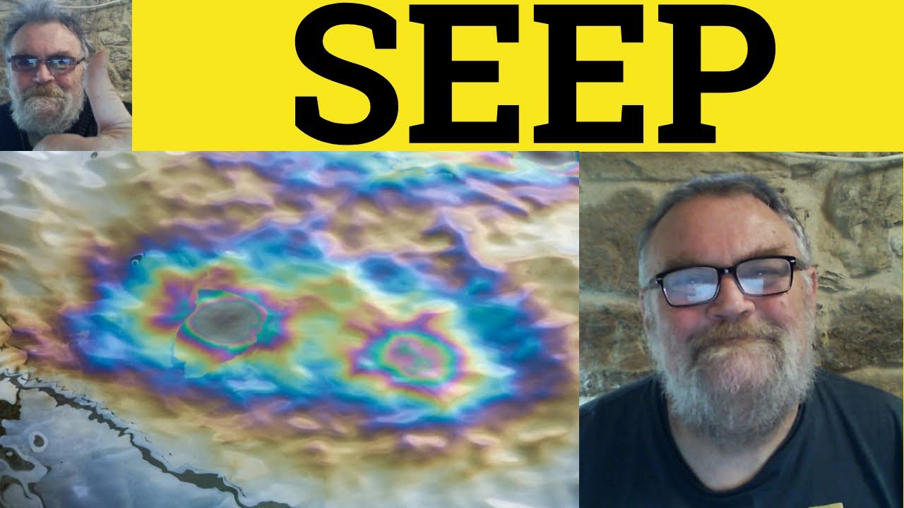 🔵 Seep Meaning - Seepage Examples - Seeping Definition - Seep Explained - C2 Vocabulary