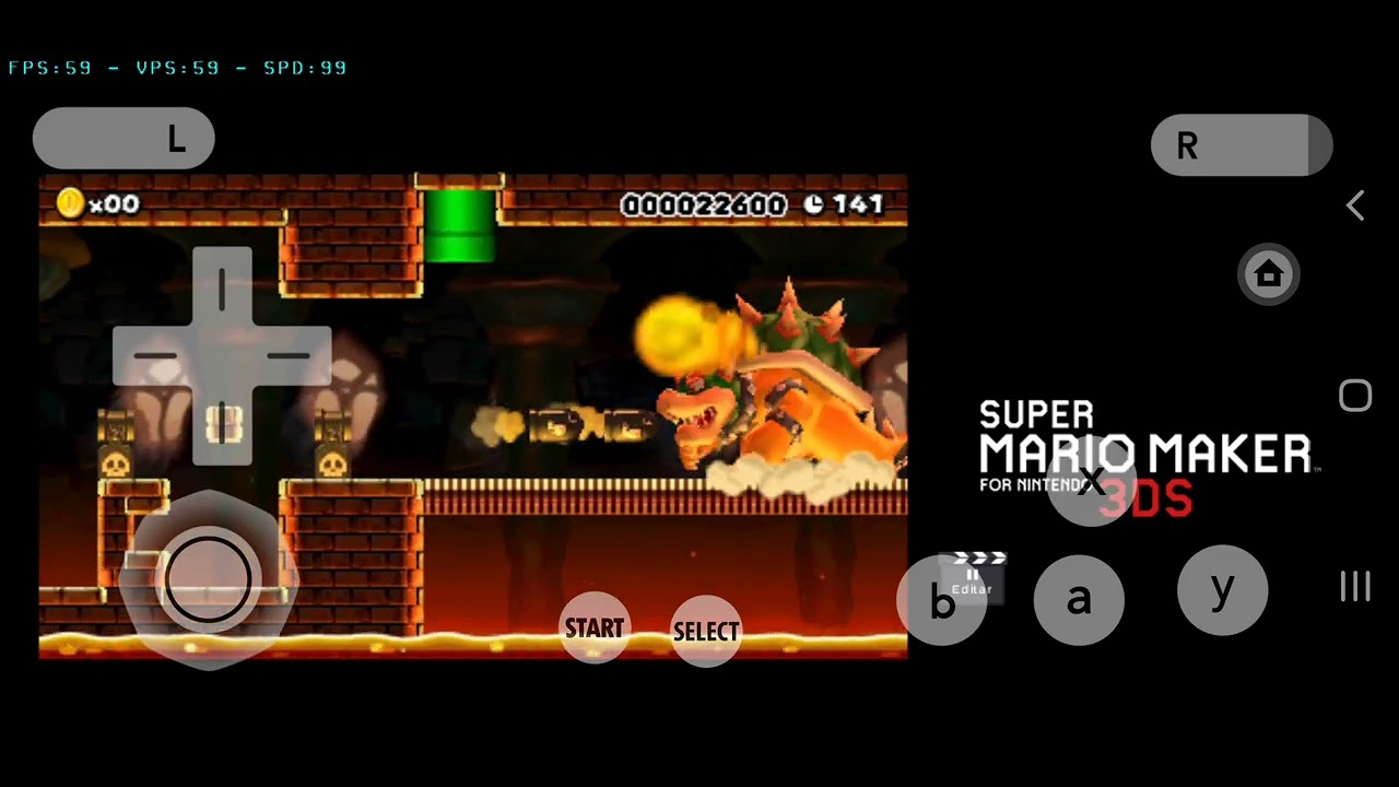 Mi primer nivel en mario maker 3ds