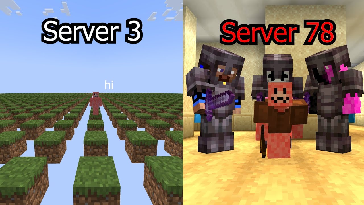 I joined random MINEHUT servers...