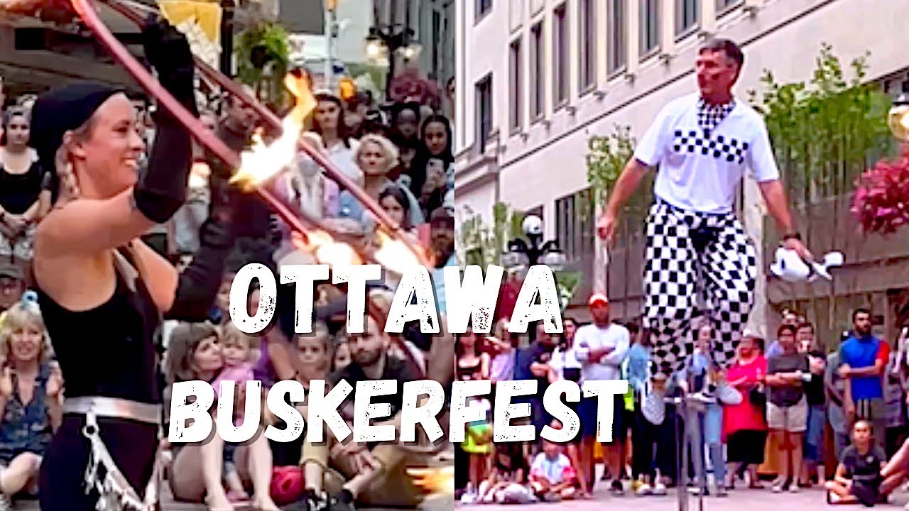 International Busker Festival on Sparks Street in Ottawa Ontario Canada