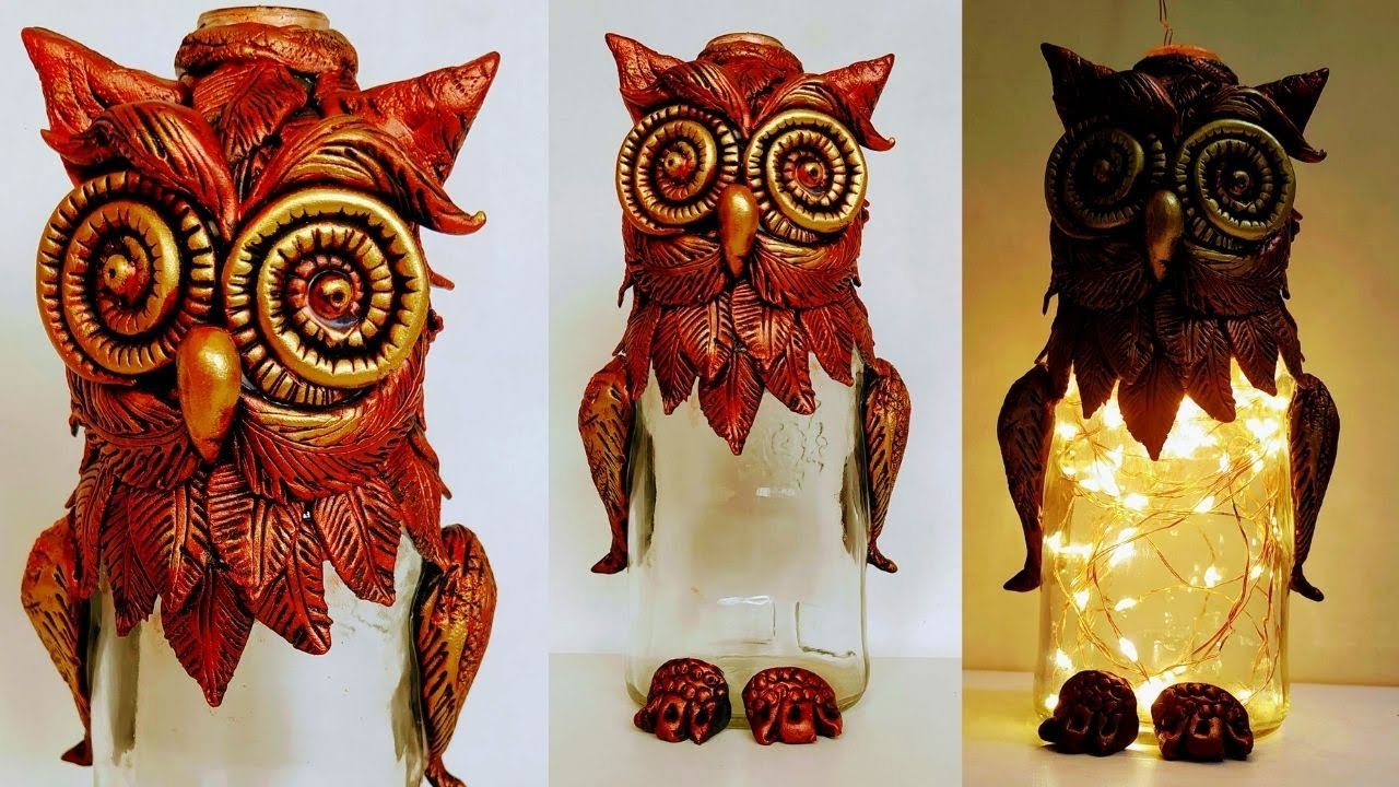 Glass Bottle Art/ Bottle Lamp